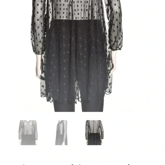 Black,Sheer,polka dot,mesh,lace,Habitat Liv.tunic,NWT
Whimsigoth,dark fairy,kink - Picture 10 of 13